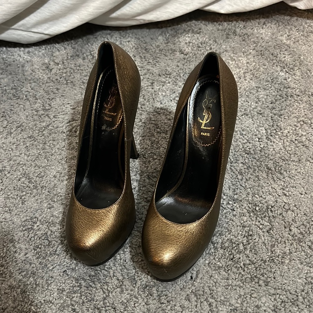 YSL platform sandals